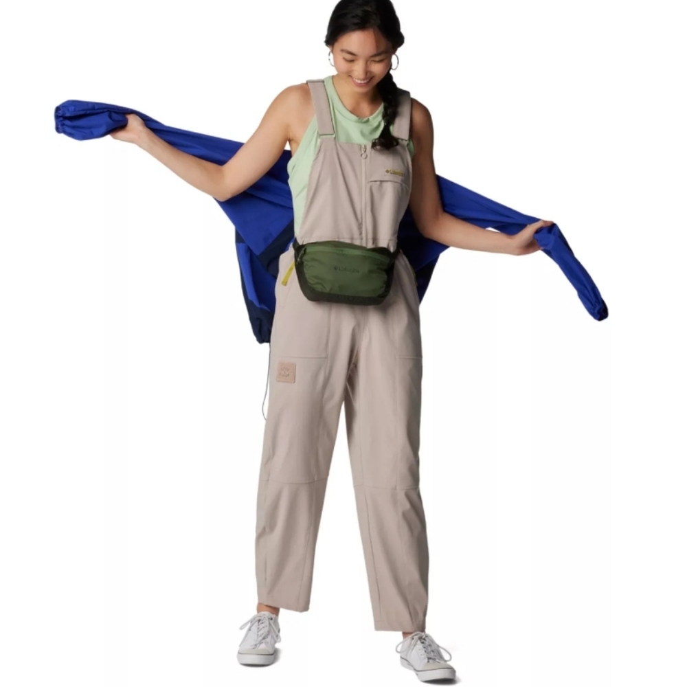 Columbia Beige Overalls Jumpsuit